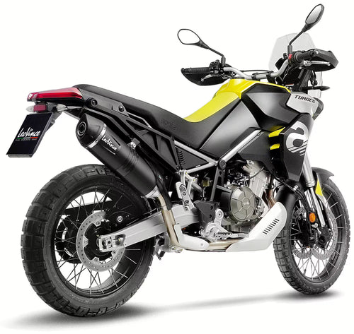 Aprilia Tuareg 660 LeoVince SBK LV One EVO Black Edition Slip-On
