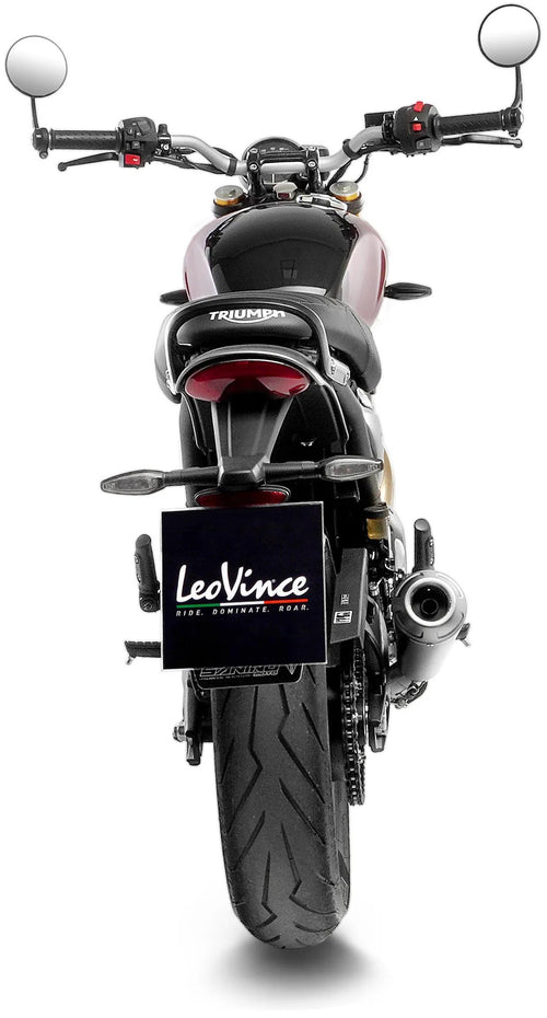LeoVince GP One Slip-On Uitlaatdemper RVS – Triumph