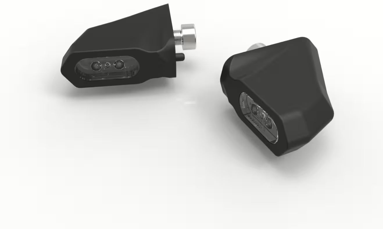 Motoism Spring Short 2-in-1 Rem- en Richtingaanwijzers LED Knipperlichten