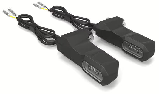 Motoism Turn Signal Brake Light M LED Carbon Look 12V E-Mark Goedgekeurd Set van 2