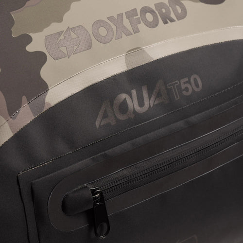 Oxford Aqua T-50 Bagagerol - Camo/Zwart
