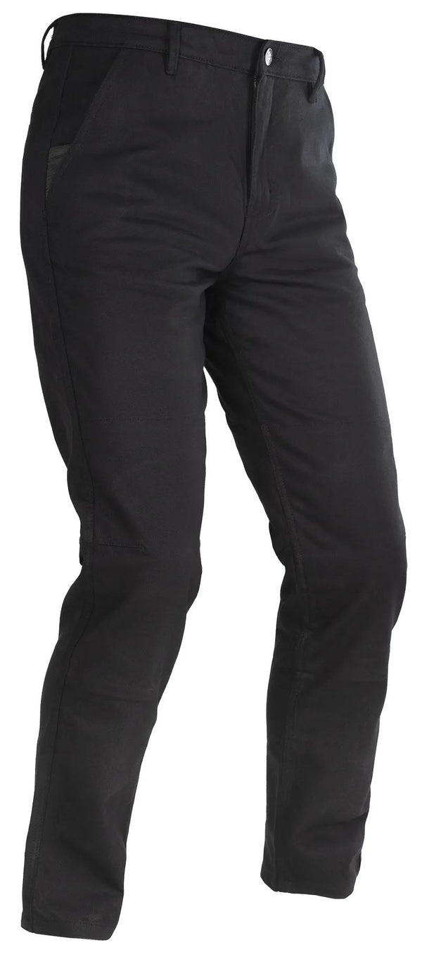 Oxford Chino Motorcycle Jeans - Black