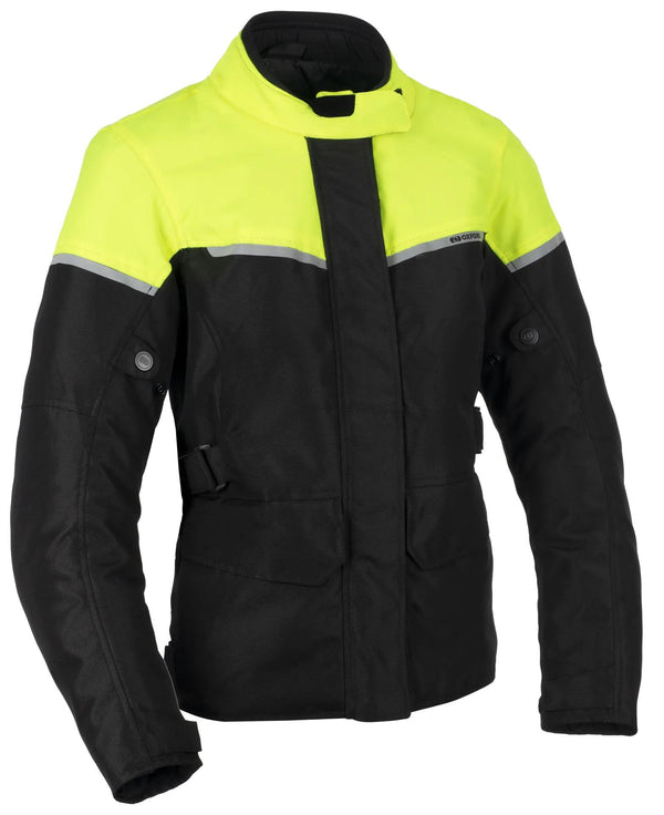 Oxford Spartan Long WP WS Jacket Black Motorjas Dames - Zwart