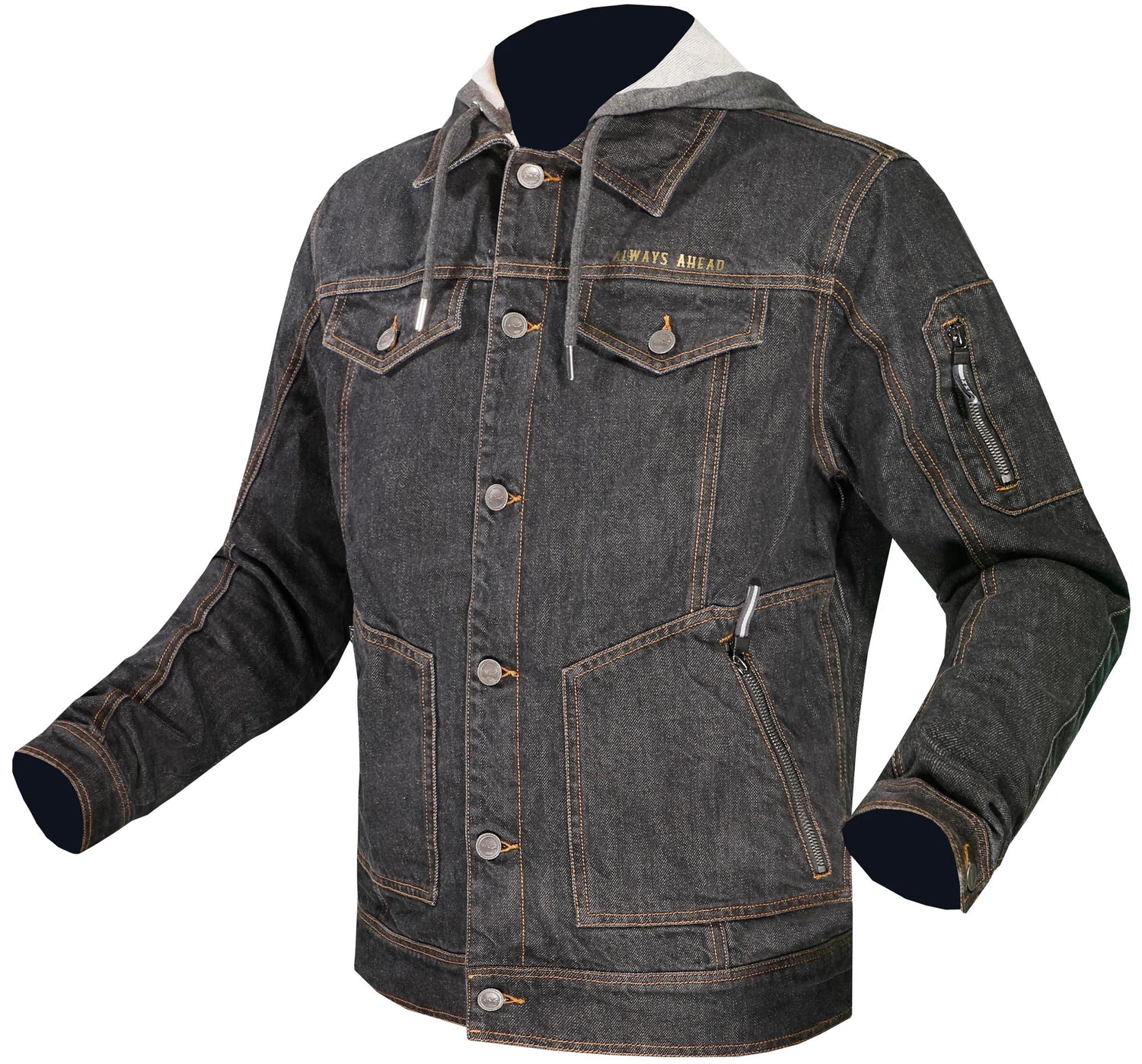 LS2 Oaky Zwart Motorjas