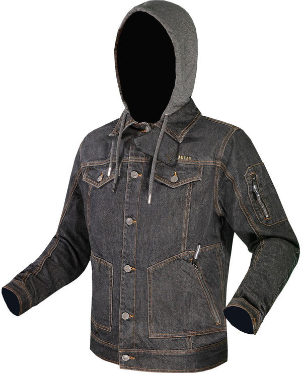 LS2 Oaky Schwarz Motorradjacke