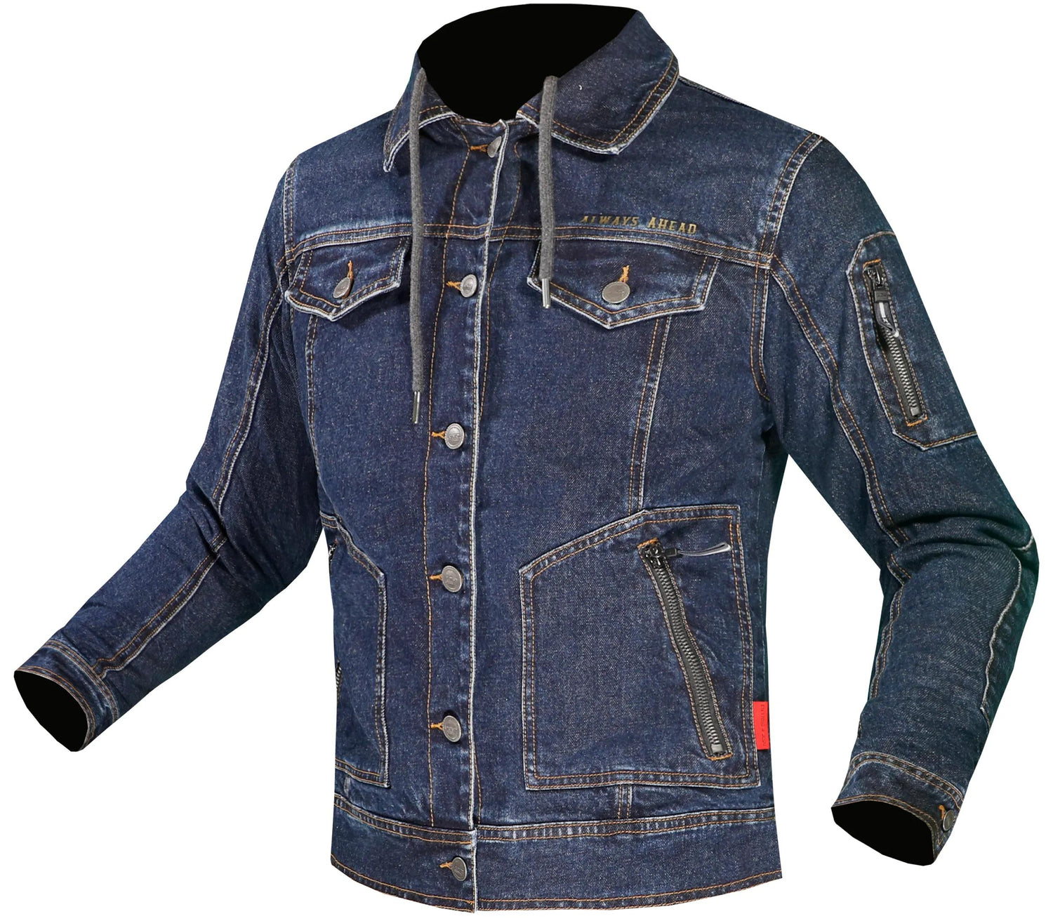 LS2 Oaky Dark Blauw Motorjas