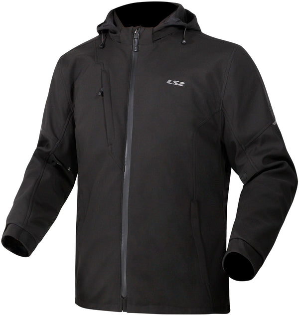 LS2 Bolton Schwarz Motorradjacke