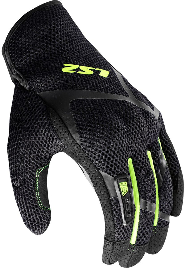 LS2 Ray II Man Schwarz H-v Gelb Motorradhandschuhe