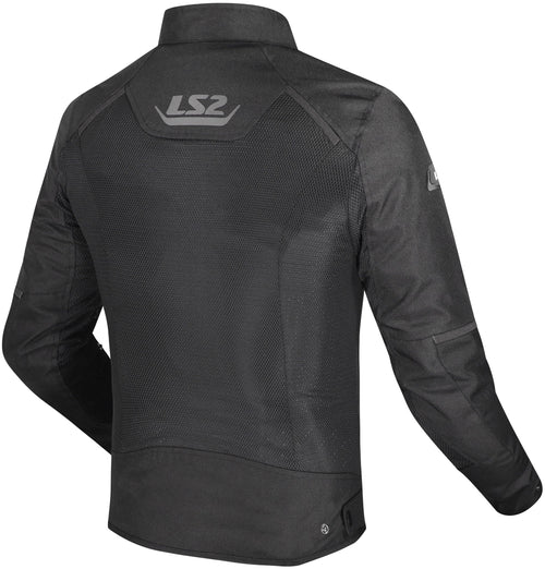 LS2 Breeze Man Schwarz Motorradjacke