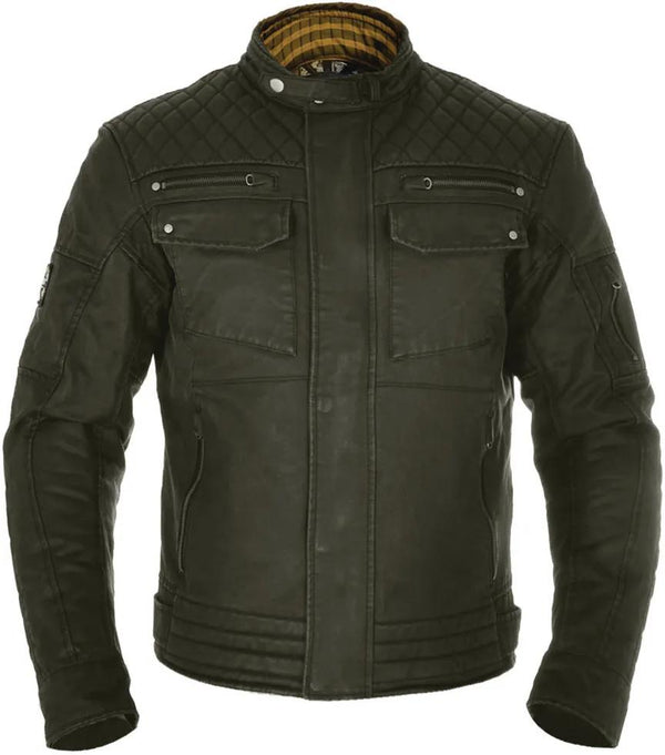 Oxford Hardy Motorjas Heren - Olijf