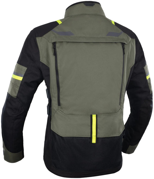Oxford Rockland Motorjas Heren - Kaki/Zwart/Fluo - foto 2