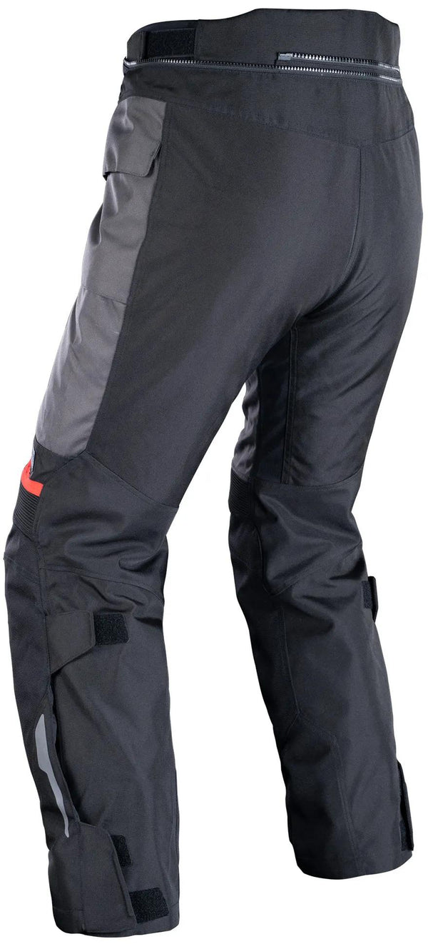 Oxford Rockland Motorbroek Heren - Antraciet/Zwart/Rood