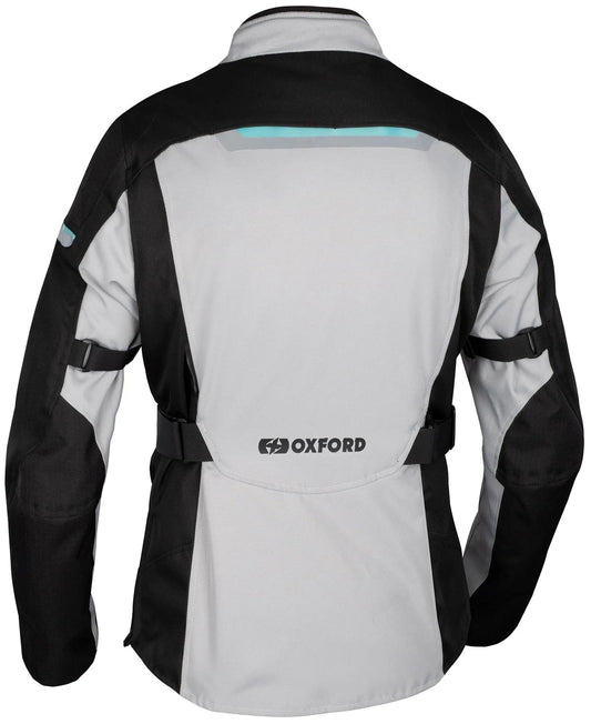 Oxford Dakota 3.0 Motorjas Dames - Arctic/Zwart/Teal - foto 2