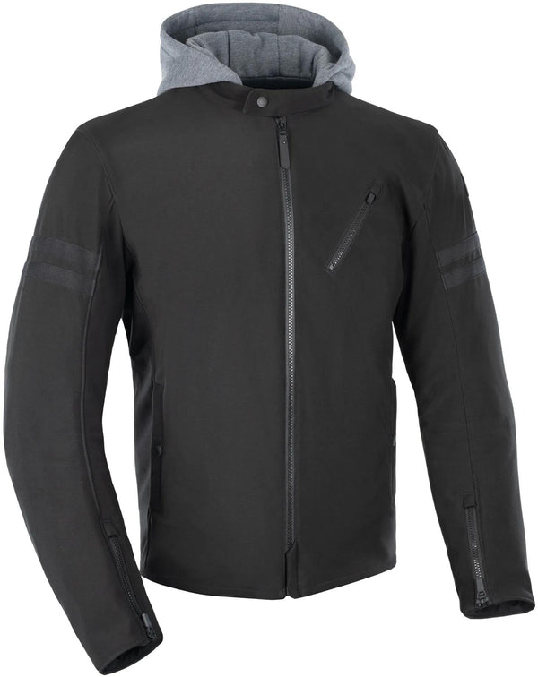 Oxford Faringdon MS Motorjas Heren - Stealth Black