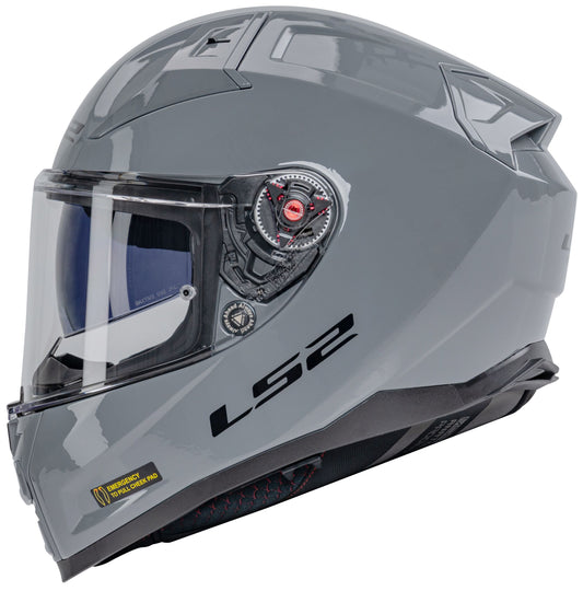 LS2 FF811 Vector II Solid Grijs Integraalhelm ECE 22.06 – foto 2