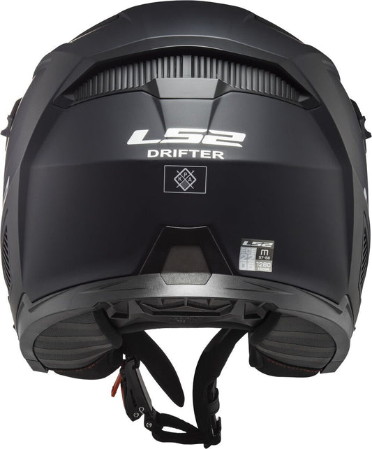 LS2 OF606 Drifter Solid Zwart Mat Systeemhelm ECE 22.06 – foto 2