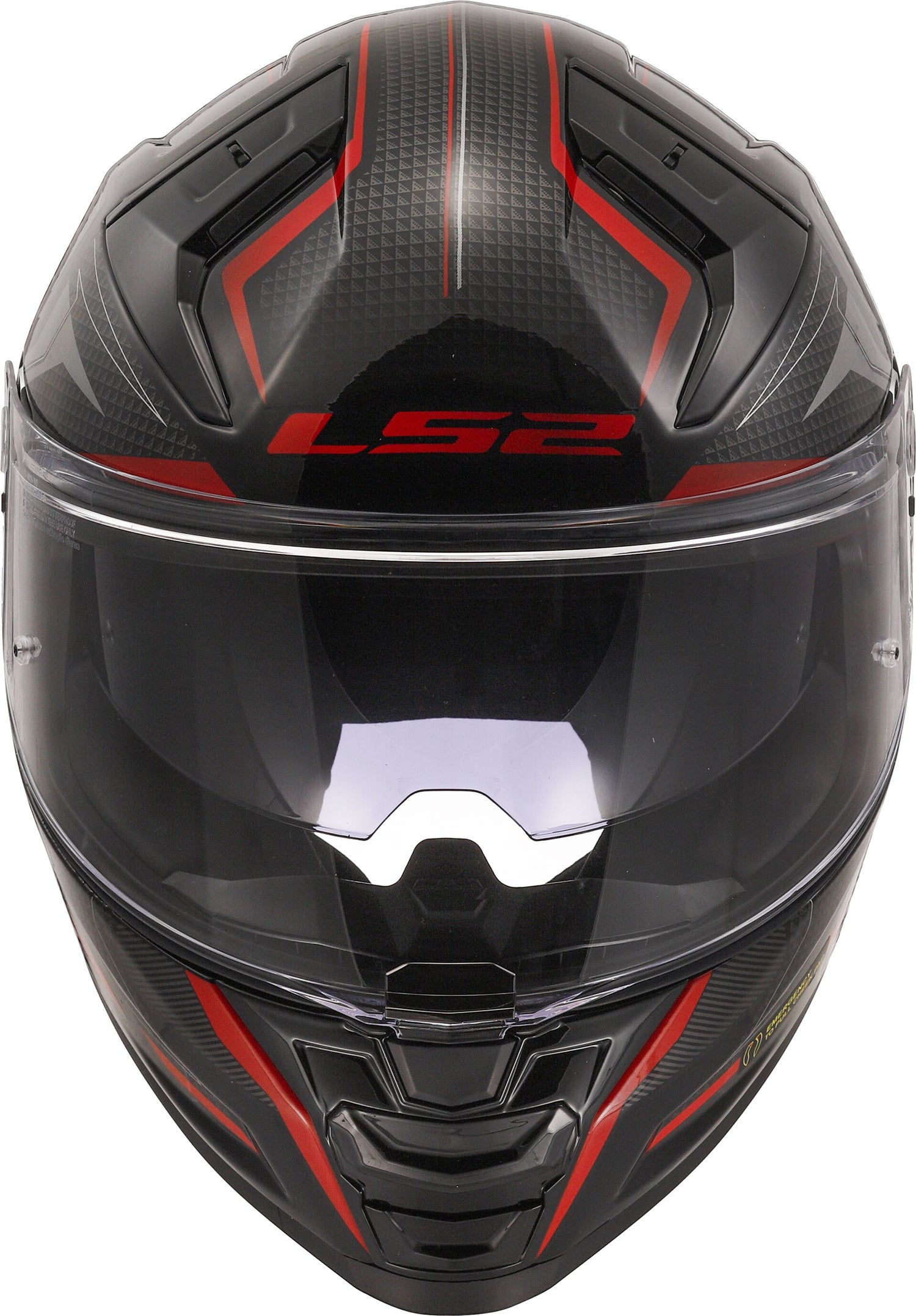 LS2 FF811 Vector II Alizer Zwart/Rood Integraalhelm ECE 22.06