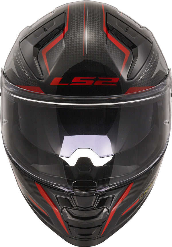 LS2 FF811 Vector II Alizer Schwarz/Rot Integralhelm ECE 22.06