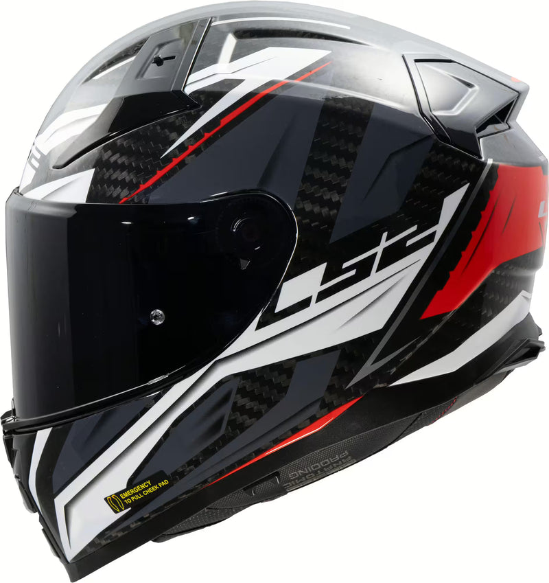 LS2 FF811 Vector II Carbon Savage Red
