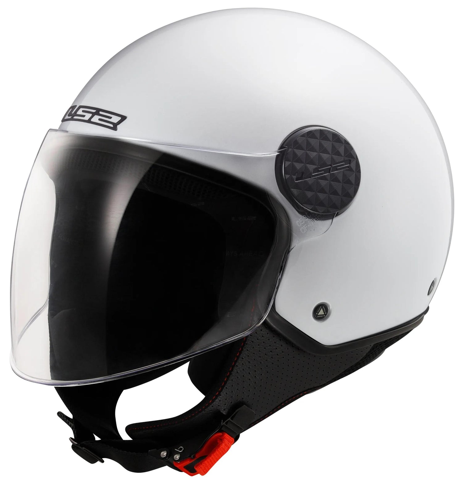 LS2 OF558 Sphere Lux II Solid Wit Jethelm ECE 22.06