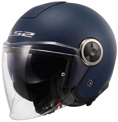 LS2 OF620 Classy Solid Blauw Mat Jethelm ECE 22.06
