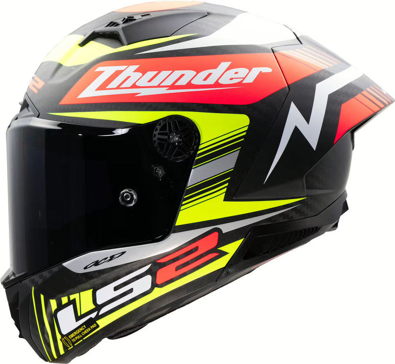 LS2 FF805 Thunder GP Aero Replica Black – Carbon Racehelm