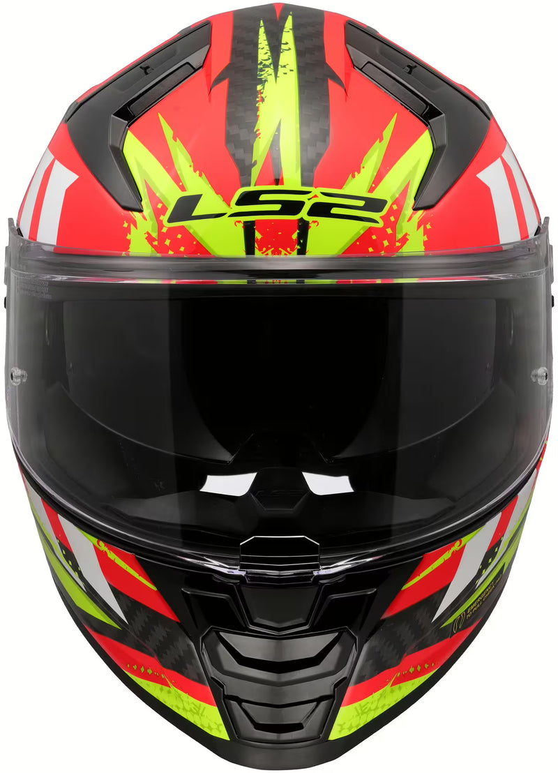 LS2 FF811 Vector II Carbon Tantic Yellow Red