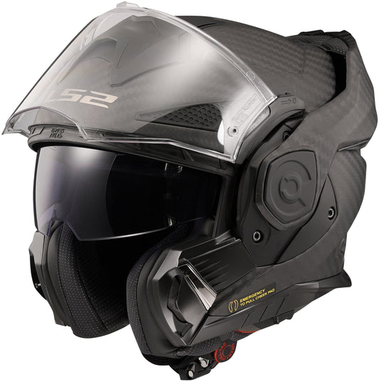 LS2 FF901 Advant X Carbon Matt Zwart Mat Systeemhelm ECE 22.06 – foto 2