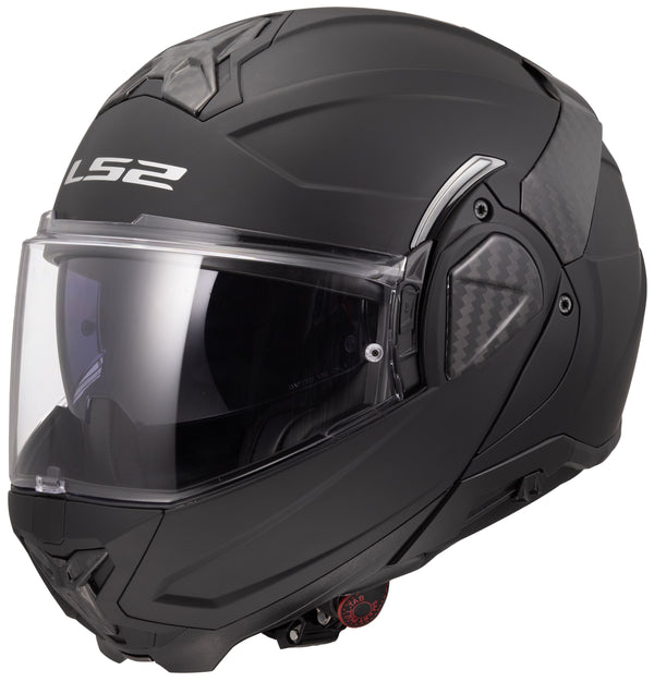 LS2 FF910 Advant II Solid Zwart Mat Systeemhelm ECE 22.06