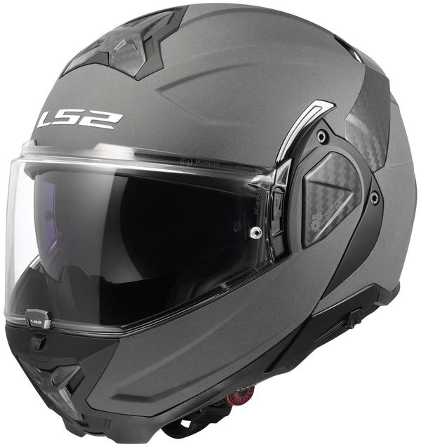 LS2 FF910 Advant II Solid Concrete Grau Matt Systemhelm ECE 22.06