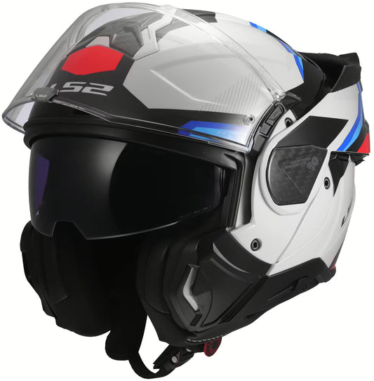 LS2 FF910 Advant II White/Blue/Red
