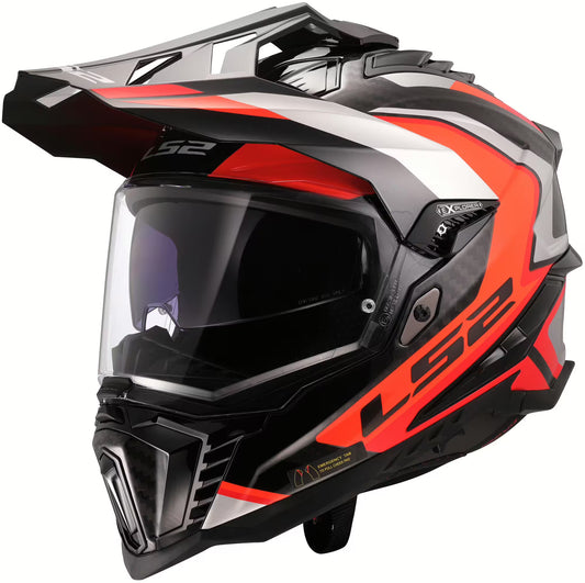 LS2 Explorer Carbon Oranje