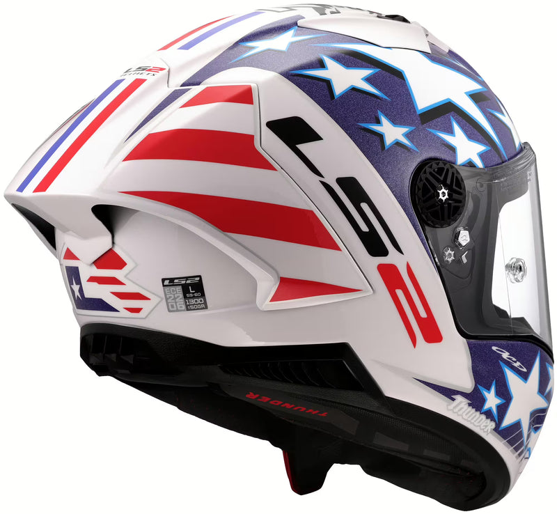 LS2 FF805 Thunder GP Aero Replica Baz Limited Edition Carbon Racehelm