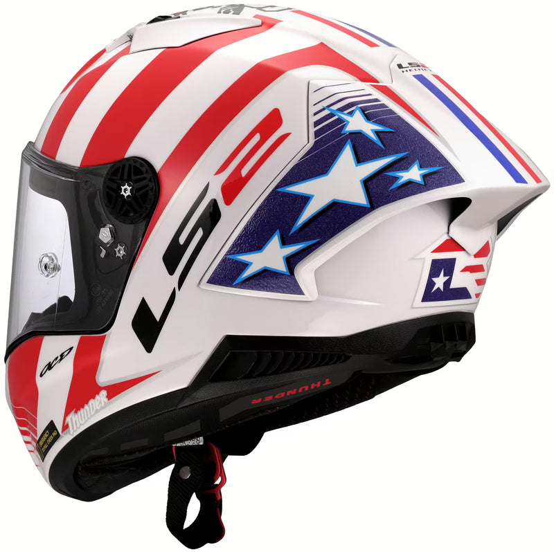LS2 FF805 Thunder GP Aero Replica Baz Limited Edition Carbon Racehelm