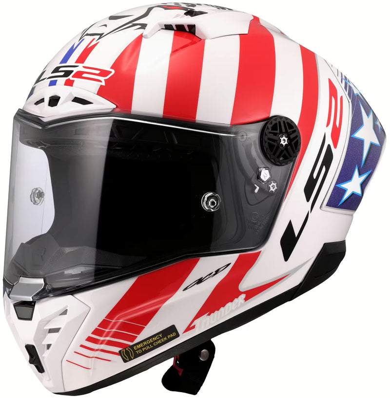 LS2 FF805 Thunder GP Aero Replica Baz Limited Edition Carbon Racehelm
