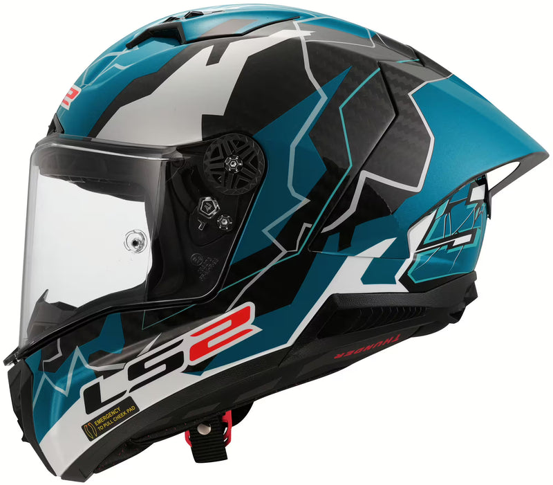 LS2 FF805 Thunder GP Aero Replica Huertas – Limited Edition | Carbon Racehelm
