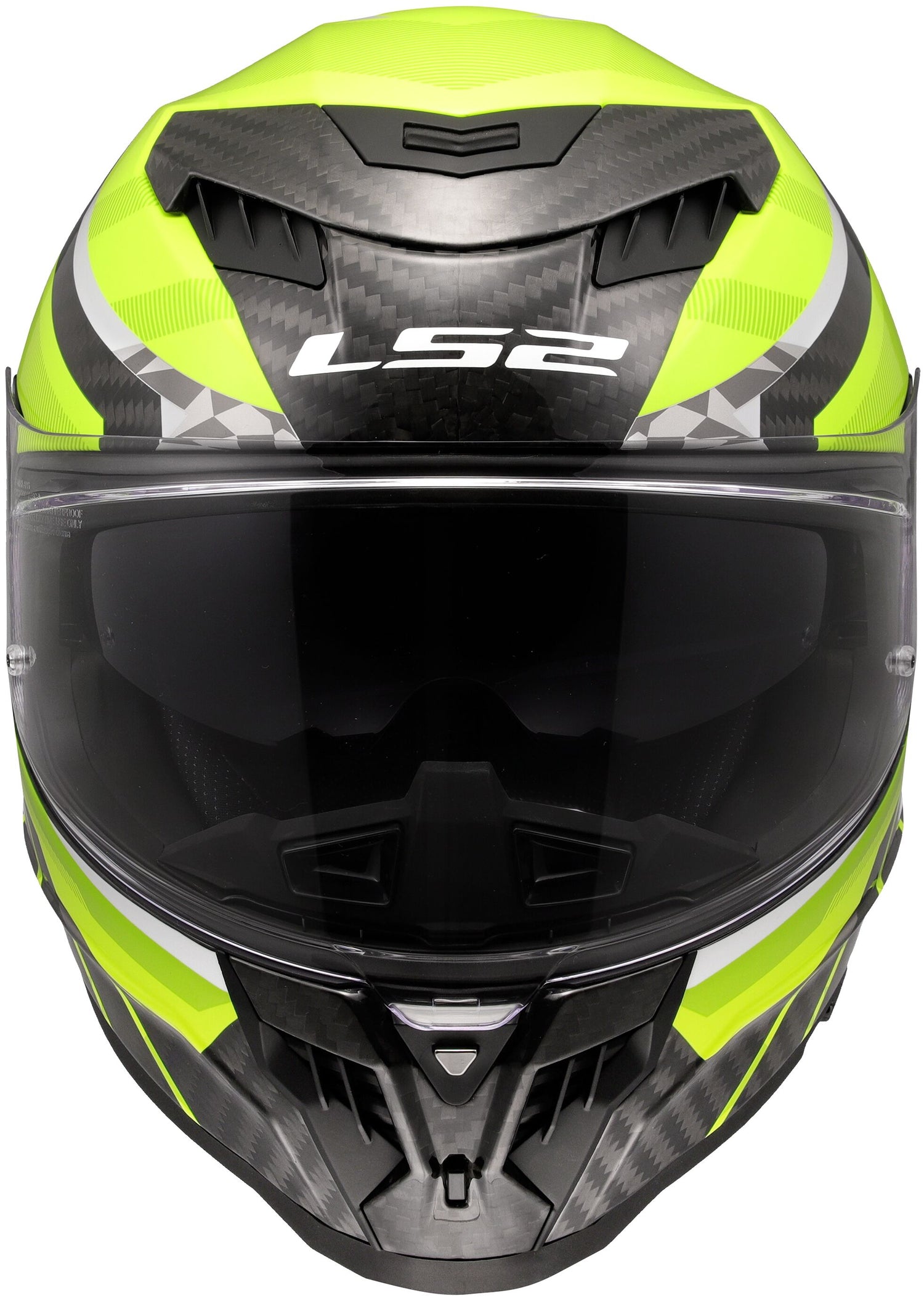 LS2 FF807 Dragon Trax Geel/Grijs Integraalhelm ECE 22.06