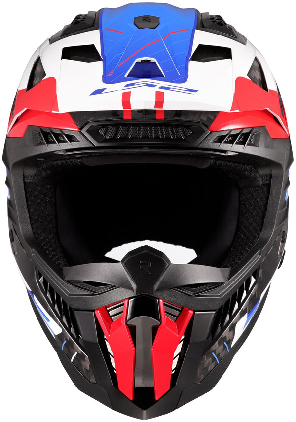 LS2 MX703 X-Force Galuo Weiß/Rot/Blau, 63/64 = XXL Crosshelm ECE 22.06