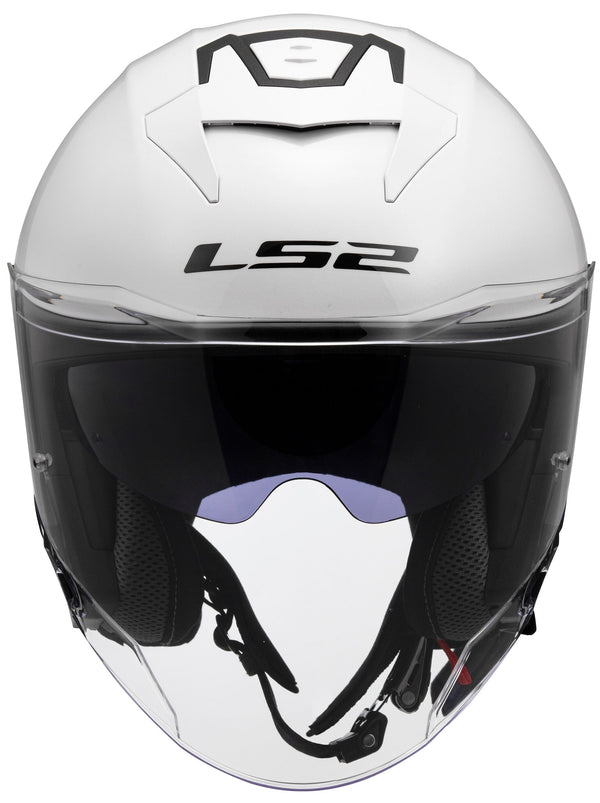 LS2 OF618 Verso II Solid Wit Jethelm ECE 22.06