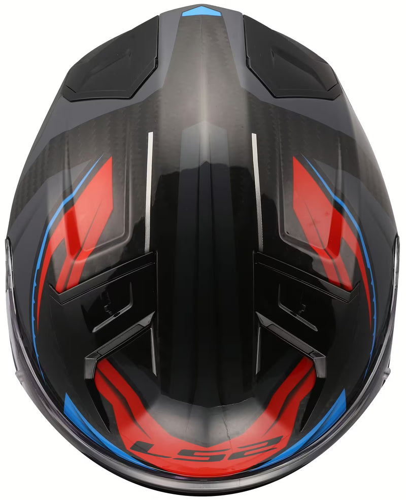 LS2 FF811 Vector II Carbon Savage Red Blue
