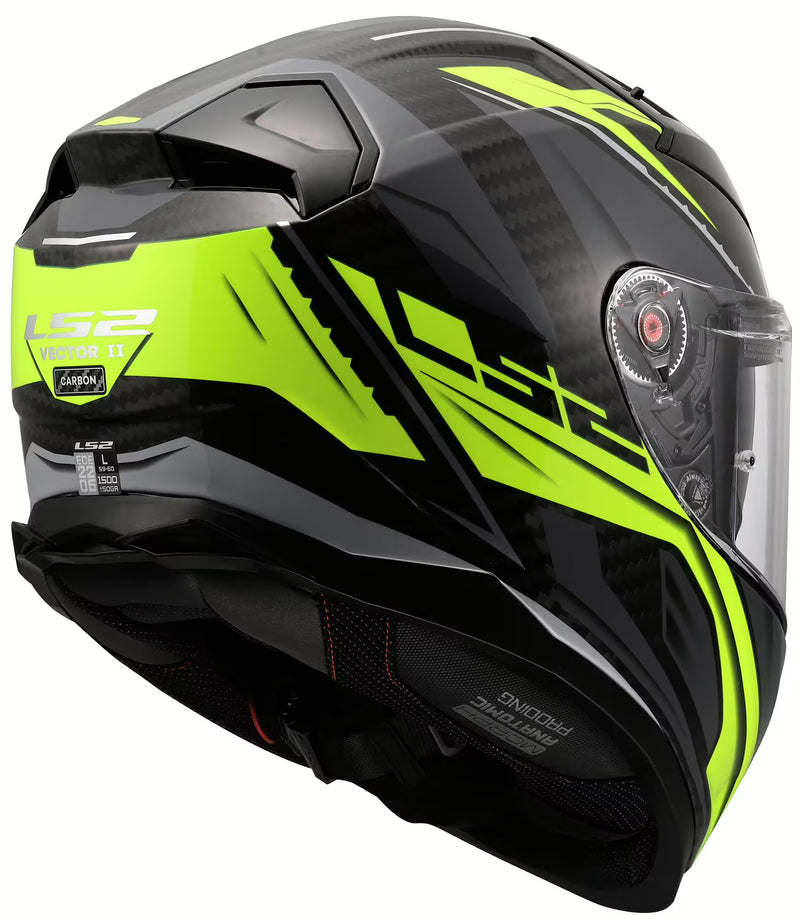 LS2 FF811 Vector II Carbon Savage Yellow