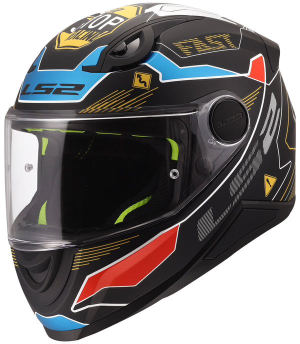 LS2 FF812 Kid Zero Mat Grijs Rood Kinderhelm ECE 22.06