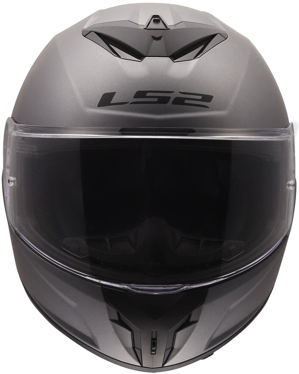 LS2 FF820 Rapid III Solid Titaan Mat Grijs Integraalhelm ECE 22.06