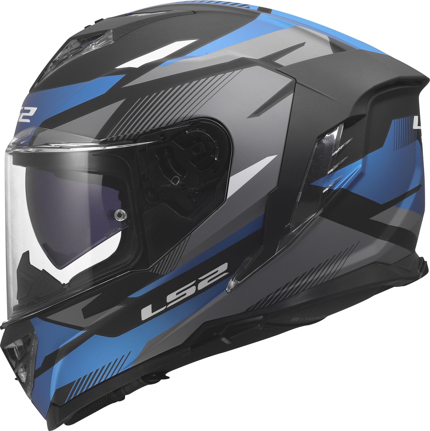 LS2 FF818 Storm III Komai Zwart Mat/Blauw Integraalhelm ECE 22.06