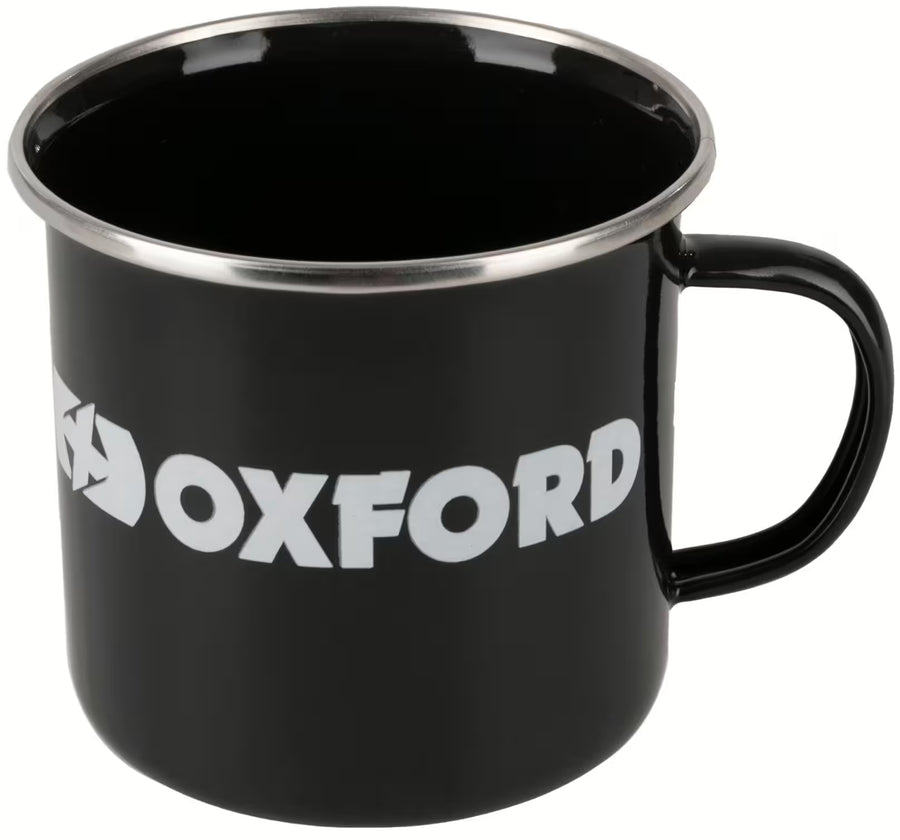Oxford Campingmok 350 ml - Emaille Beker van Koolstofstaal