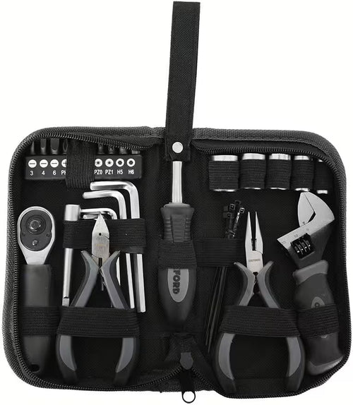 Oxford Gereedschapstas Pro – 27-delige Motorfiets Toolkit met Etui