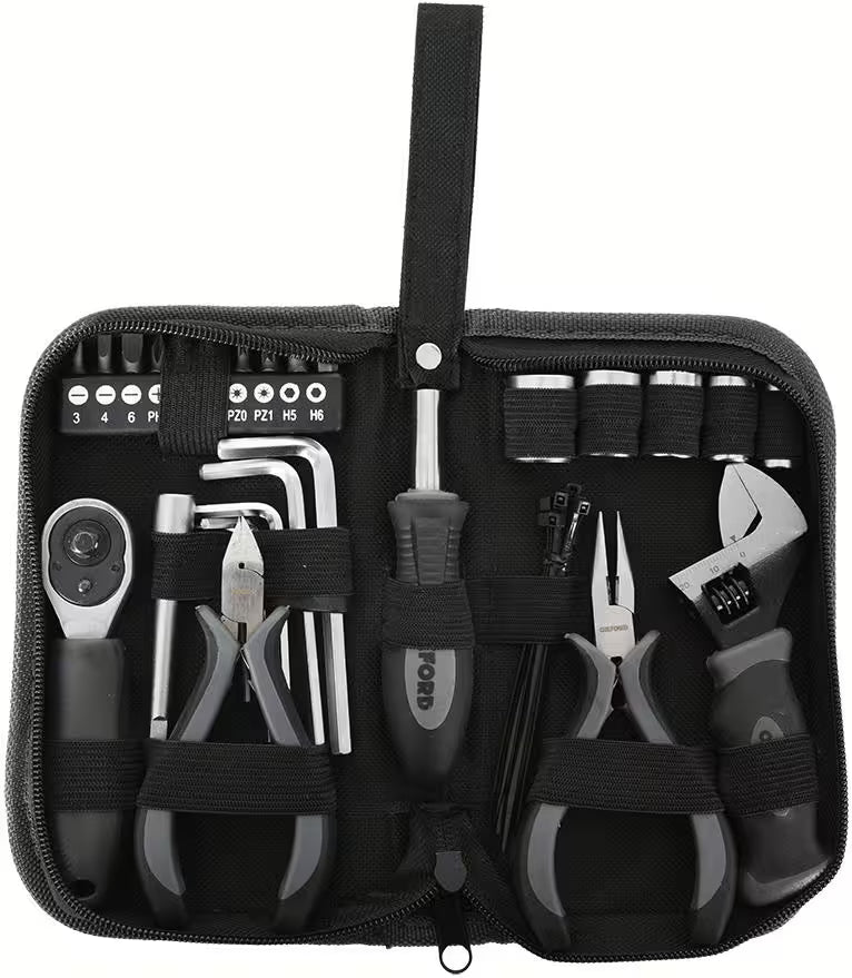 Oxford Gereedschapstas Pro – 27-delige Motorfiets Toolkit met Etui