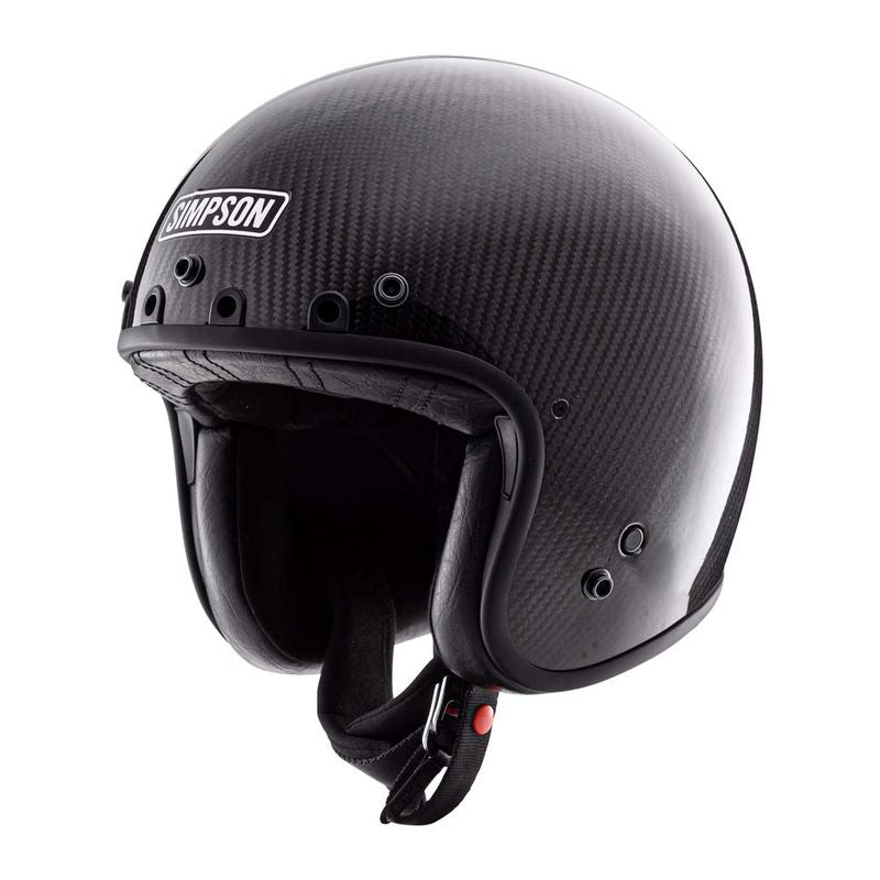 Simpson Chopper Carbon Jethelm Leichter Custom Motorradhelm D-Ring