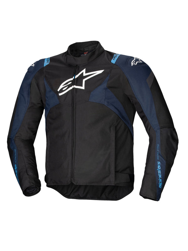 Alpinestars T-Jaws v4 Waterproof Schwarz/Blau Motorradjacke