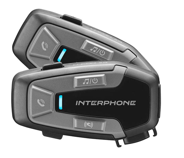 Interphone U-COM 6R Bluetooth Intercom Duo Pack – Motorcycle Communication System